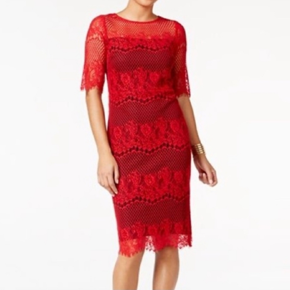 THALIA | $99 Eyelash Lace Pamplona Cocktail Dress